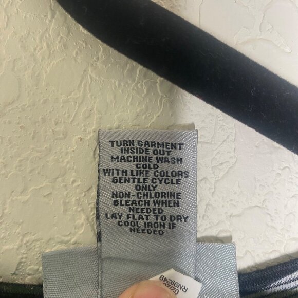 Catherines Womens Tropical Leaf Print Tunic Top 1X Plus V-Neck Asymmetrical Hem - Picture 3 of 11